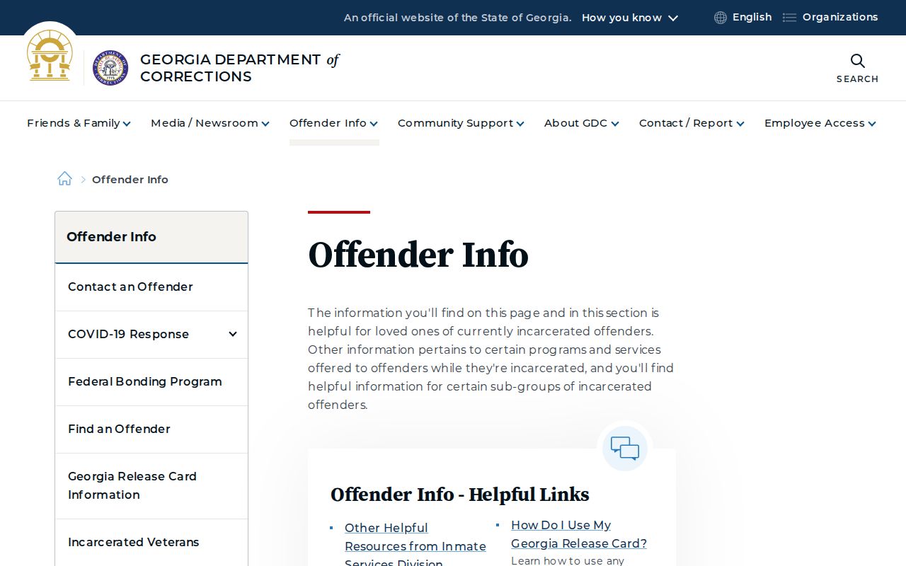 GDC offender information for Jasper County 72-hour release transfers